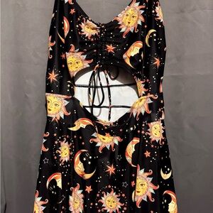 Sun & Moon Cutout Swim Dress XL